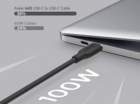 Cáp Anker PowerLine Flow III A8552 0.9m - Type C - Type C (màu trắng) - Ảnh 5