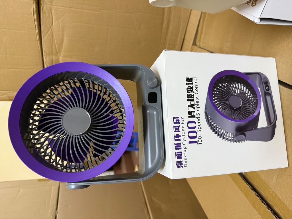 Quạt tích điện đa năng Y-001 - Để bàn, treo tường - Ảnh 2