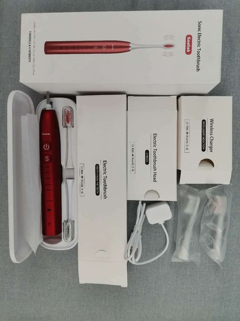 Bàn chải đánh răng điện Sonic Gonlink - Tặng hộp đựng tiện lợi kèm 4 đầu bàn chải - Ảnh 2
