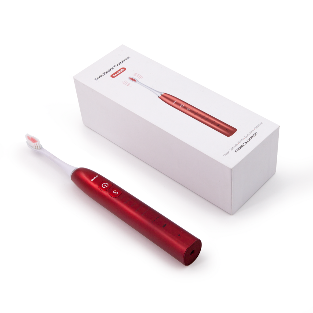 Bàn chải đánh răng điện Sonic Gonlink - Tặng hộp đựng tiện lợi kèm 4 đầu bàn chải - Ảnh 7