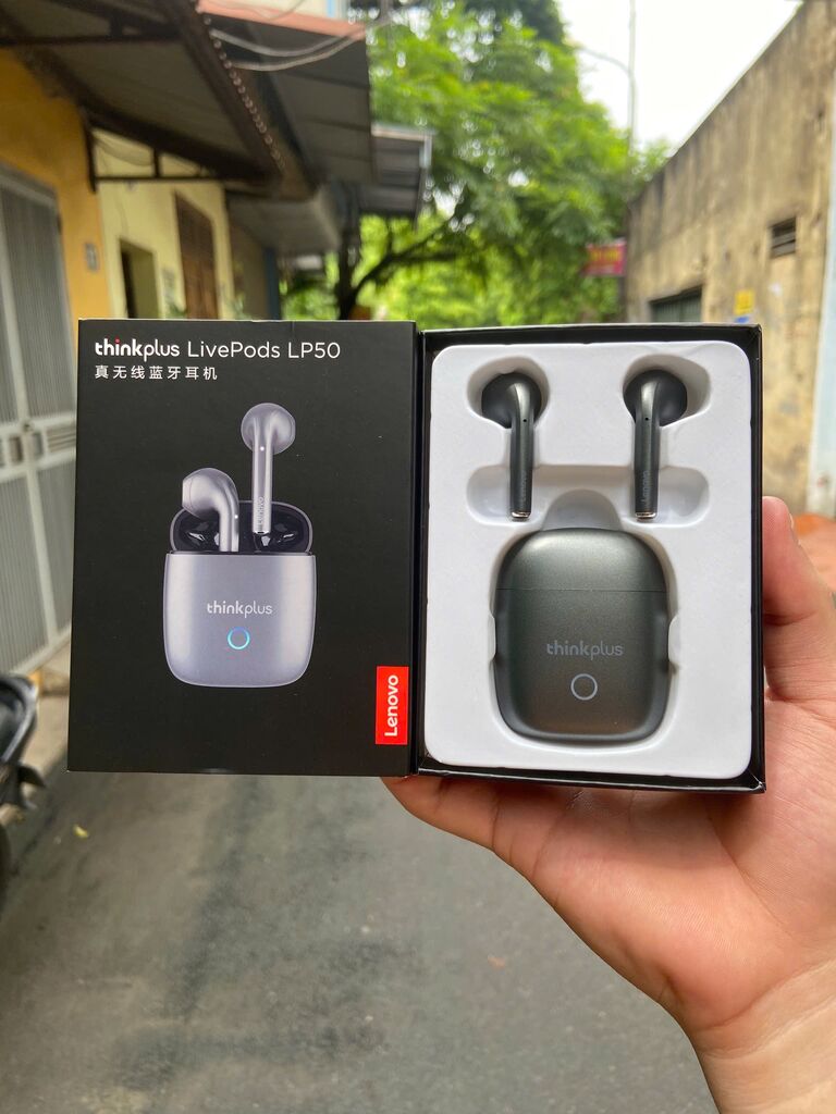 Tai nghe Bluetooth TWS LENOVO Thinkplus LP50 - Âm thanh HiFi, Khử nhiễu AAC, Giảm ồn, IPX5 