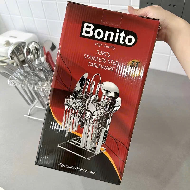 Bộ dao muỗng nĩa 33 món Bonito - Sang trọng, tiện nghi, đậm chất riêng! - Ảnh 3