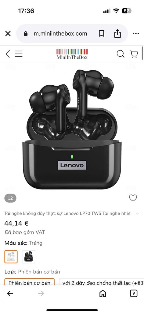 [HÀNG ORD, DỰ 10/9 TRẢ] Tai nghe Lenovo Thinkplus LivePods LP70 - Ảnh 6
