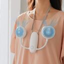 Quạt tích điện đa năng F38 - Đeo cổ , để bàn, cầm tay, kẹp áo - Ảnh 10