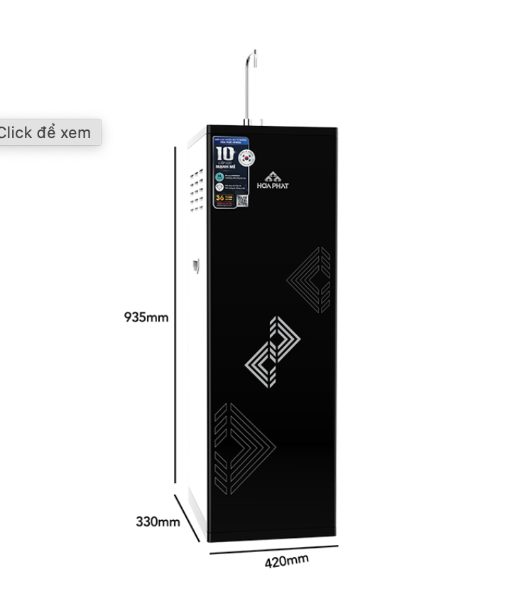 Máy lọc nước RO Hòa Phát HPR556 10 cấp lọc 1 vòi - Ảnh 3