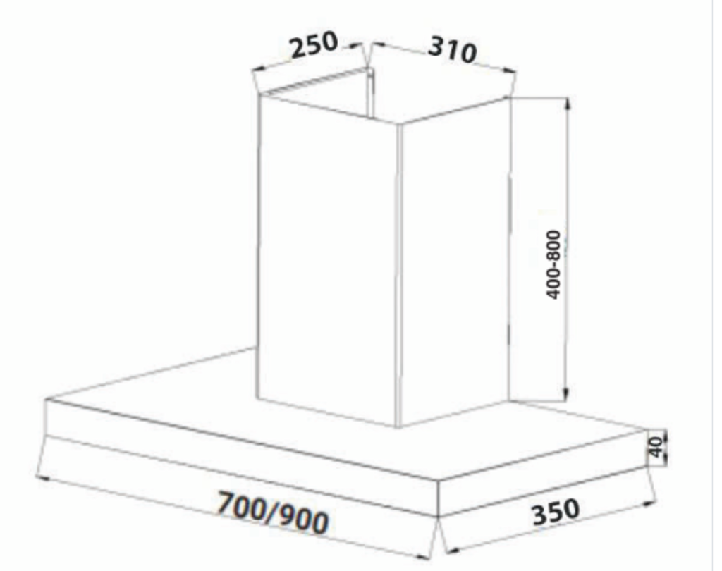 Máy Hút Mùi Fandi EFPR70 - Ảnh 6