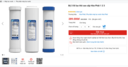 Bộ 3 lõi lọc thô cao cấp Hòa Phát 1 2 3 chính hãng cao cấp - Ảnh 3