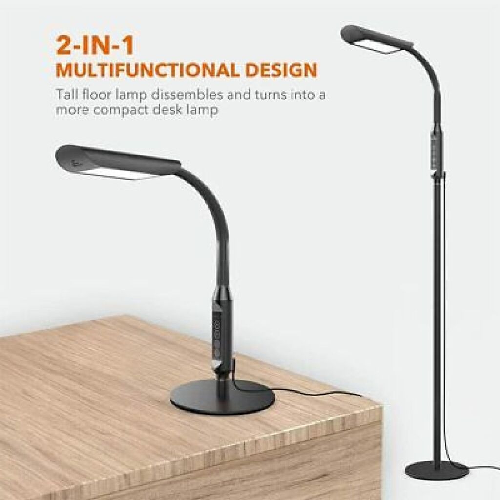 Đèn LED cây Taotronics TT-DL060 - bảo vệ mắt, điều khiển cảm ứng, tăng giảm chiều cao - Ảnh 6