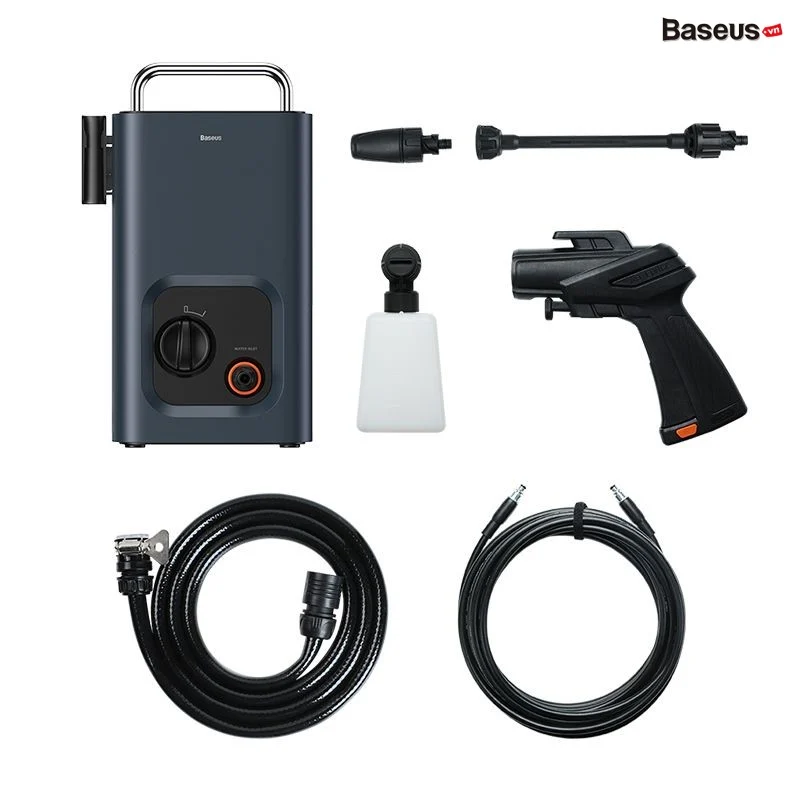 Máy rửa xe di động hãng BASEUS F0 Car Pressure Washer CN - Ảnh 2
